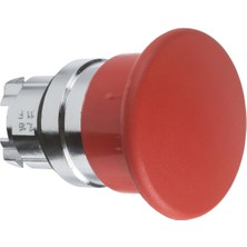 Schneider Electric ZB4BC4 Kırmızı Ø40 Mantar Yaylı Buton Başlığı Ø22 Yaylı Dönüş