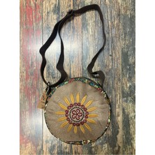 Street Bag Şinok Etnik Otantik Bohem Desenli Çiçek Nakışlı Omuz Çantası