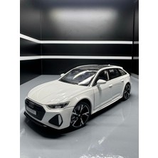 Jutenya Audi Rs6 Avant 1:32 Ölçek Diecast Maket Model Araba Döküm