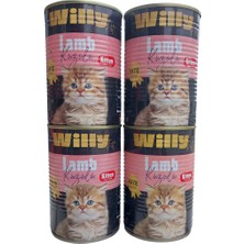 Willypet Willy Pet Lamb Kuzulu 400GR. Pate Ezme X4 Adet