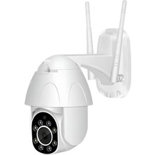 Kenko Ip Kamera Wifi Kontrollü 1080P Hd 2mp Dış Mekan Akıllı Güvenlik Kamerası Sd Kart Girişli Çift Işıklı