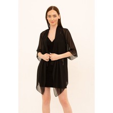 Laranor Şifon Kimono&hırka 40 - Siyah