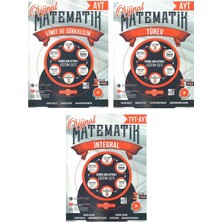 Orijinal Yayınları  TYT AYT Integral + AYT Limit ve Süreklilik + AYT Türev Konu Anlatımı 3'Lü Set