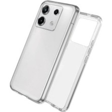 Apsuwa Xiaomi Poco X6 Pro Kılıf Silikon Şeffaf + Ekran Koruyucu