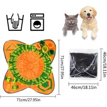 Longbangdian Shop 44.5cm Huibaiyuan Tarzı Köpek Oyuncakları Iq Snuffle Mat Artırmak Yavaş Dağıtım Besleyici Pet Mat Bulmaca Köpek Eğitim Oyunları Besleme Gıda Zeka Köpek Oyuncak (Yurt Dışından)