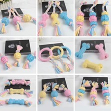 Longbangdian Shop Cw-52 Tarzı Pembe Pet Oyuncak Köpek Topu Pet Diş Temizleme Küçük Köpekler Için Çiğneme Kauçuk Oyuncaklar Kauçuk Köpek Oyuncak Pet Diş Çıkarma Köpek Iyilik Isırık Köpek Halat Oyuncak (Yurt Dışından)
