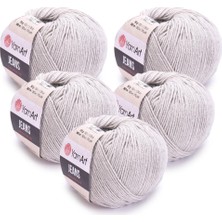 Yarnart Jeans 5'li Gümüş Gri 49 El Örgü Ipliği