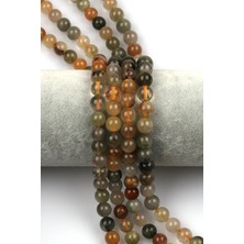 Alibaba Doğaltaş Rutil Kuvars Doğal Taş Dizi 8 mm Küre Kesim