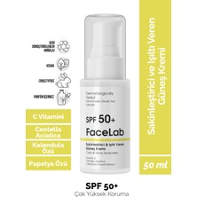 Facelab Sakinleştirici ve Işıltı Veren C Vitamini ve Centella Içerikli Spf 50+ Güneş Kremi 50 ml