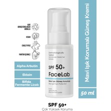 Facelab Alpha Arbutin Içerikli Spf 50+ Mavi Işık Güneş Koruması - Blue Light Sun Protection 50 ml