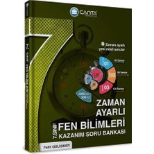 Çanta Yayınları 7. Sınıf Tüm Dersler Zaman Ayarlı Kazanım Soru Bankası