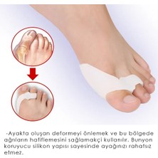 Medigel Silikon Makaralı Ayak Baş Parmak Kemik Bunyon Koruyucu