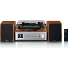 Lenco MC-660 Pikap Hi-Fi Seti Bluetoothlu İnternet Dab+ Radyo CD Mp3 Müzik Seti AT-3600