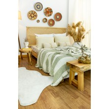 Destiny Hometex 6 Katlı Organik Multi Muslin & Keten Yatak ve Koltuk Örtüsü