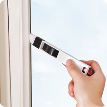 Scentu Pencere Boşluğu Temizleme Aracı Pencere Oluğu Temizleme Artefaktı Oluk Oluğu Kapı ve Pencere Boşluklarını Temizlemek Için Faraşlı Küçük Fırça (Yurt Dışından)