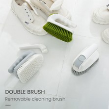 Scentu [ayak Izi] Locaupin Konfor Kavrama Ev Çok Amaçlı Temizleme Fırçası Fırçalayın Esnek Sert Kıllar Ağır Hizmet Banyo Fayansları Lavabo Zemin Halı (Yurt Dışından)