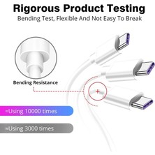 Scentu Sıcak 5A Tip C Kablo Mikro USB Veri Şarj Kabloları Hızlı Şarj Kablosu Huawei Samsung Xiaomi Için iphone Cep Cep Telefonu Kablosu (Yurt Dışından)