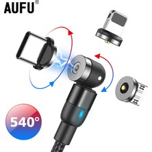 Scentu Aufu Manyetik USB Tip C Mikro Kablo Hızlı Şarj Mıknatıslı Telefon Şarj Cihazı iPhone 12 11 Pro x Samsung Huawei Xiaomi Kablosu Tel (Yurt Dışından)