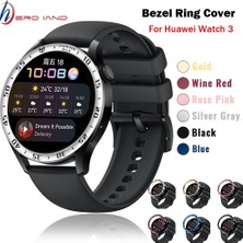 Scentu Huawei Watch 3 Için Çerçeve Halkası Şekillendirici Çerçeve Kılıf Bilezik Paslanmaz Çelik Kapak Çizilmez Koruma Halkası Huawei Watch3 Için (Yurt Dışından)