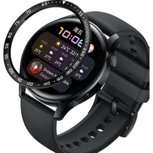 Scentu Huawei Watch 3 Için Çerçeve Halkası Şekillendirici Çerçeve Kılıf Bilezik Paslanmaz Çelik Kapak Çizilmez Koruma Halkası Huawei Watch3 Için (Yurt Dışından)