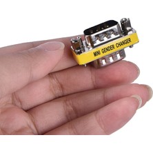 Scentu 9pın Db9 Seri Bağlantı Noktası Erkek - Erkek Konnektör RS232 Erkek - Erkek Düz Fiş (Yurt Dışından)