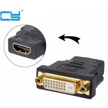 Scentu DVI 24+1 Dişi - HDMI Uyumlu Dişi Uzatma Adaptörü Dönüştürücü Hdmı-Dvı Konektörü Hdtv ve Pc Bilgisayar Için (Yurt Dışından)