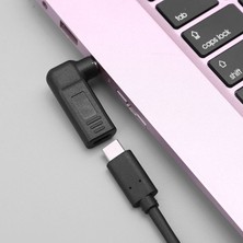 Scentu Dc Güç Adaptörü Dönüştürücü USB Tip-C Dişi 5.5x2.5mm Erkek Jack Konnektörü Asus Lenovo Toshiba Dizüstü Dizüstü Bilgisayar Adaptörü (Yurt Dışından)