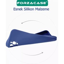 Forzacase iPhone 15 Pro Max Liquid Içi Kadife Lansman Silikon Kılıf + Temperli Cam Ekran Koruyucu