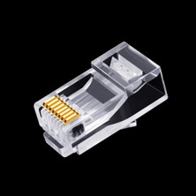 Scentu 10PC RJ45 Ağ Modüler Fiş Cat6 CAT6E Konektörü Utp Korumasız Modüler RJ45 Fiş (Yurt Dışından)