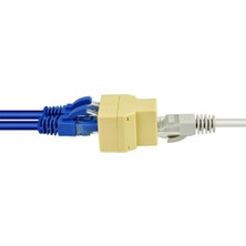 Scentu 2 Adet Evrensel Pratik Sıcak 1 Ila 2 Yollu Cat5/cat6 Lan Ethernet Kablosu Ağ Kablosu RJ45 Dişi Splitter Ağ Konektörü Adaptörü (Yurt Dışından)