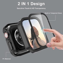 Scentu Kılıf + Cam Apple Watch 7 45MM 41MM 44MM 40MM Su Geçirmez Ekran Koruyucu Aksesuarları Kenar Tampon Iwatch 4 5 Se 6 Kapak (Yurt Dışından)