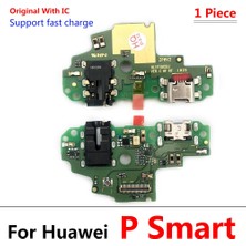 Scentu Yeni Mikro USB Şarj Şarj Cihazı Bağlantı Noktası Bağlantı Noktası Esnek Kablo Huawei P Smart Plus 2019 Için USB Kartı Onarım Parçaları (Yurt Dışından)