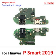 Scentu Yeni Mikro USB Şarj Şarj Cihazı Bağlantı Noktası Bağlantı Noktası Esnek Kablo Huawei P Smart Plus 2019 Için USB Kartı Onarım Parçaları (Yurt Dışından)