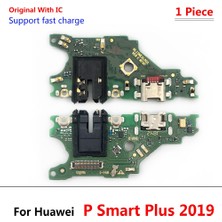 Scentu Yeni Mikro USB Şarj Şarj Cihazı Bağlantı Noktası Bağlantı Noktası Esnek Kablo Huawei P Smart Plus 2019 Için USB Kartı Onarım Parçaları (Yurt Dışından)