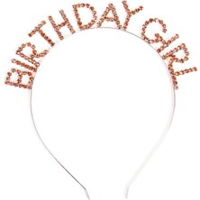 Birthday Girl Taşlı Birthday Doğum Günü Parti Taç