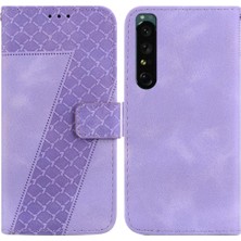 Yihang Boutique Sony Xperia 1 Iv Için Kart Yuvası Fonksiyonu Flip Folio Pu Telefon Kılıfı (Yurt Dışından)