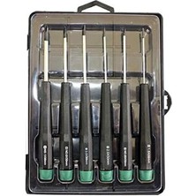 Store W 2262, Elektronikçi Tornavida Seti, Gri/siyah/yeşil, (6 Parça)