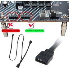 Kecilila Aura As-Us/msı Anakart Için Argb Kontrol 5V 3pin Uzatma Kablosu Adaptörü (Yurt Dışından)