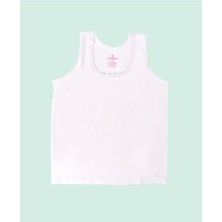 Ceysan Ceylanoğlu  Pamuk Kız Çocuk Papatyalı Geniş Askı Atlet 314 (6 Adet)