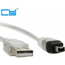 Kecilila USB Erkek Firewire Ieee 1394 4 Pin Erkek Ilink Adaptör Kablosu Firewire 1394 Kablo Sony DCR-TRV75E Dv (Yurt Dışından)