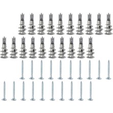Kecilila NANLIY-100 Adet Vidalar Faydalı Yaratıcı Pratik Alçıpan Sabitleme Alçıpan Dübeller Ankraj Vidaları Ev Için (Yurt Dışından)