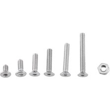 Kecilila 250X M2(2mm) A2 Paslanmaz Çelik Altıgen Somun Vida Çeşitleri Kiti Yüksek Kalite (Yurt Dışından)