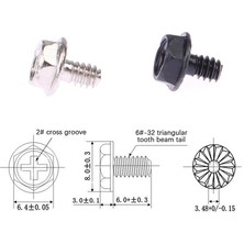 Kecilila 100 Adet Dişli Altıgen Bilgisayar Pc Kasa Sabit Disk Anakart Montaj Vidaları Anakart Pc Kasa Cd-Rom Sabit Disk Eatop (Yurt Dışından)