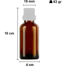 Afracam 50 ml Amber Metal Kapaklı Hediyelik Şişesi 50 cc Kolonya Koku Süs Shot Amber Cam Şişe