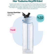 Tupperware Premıum Eko Şişe Pipetli