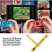 Huizongxu Yedek Sl Sr Zr Zl L Sağ Sol Düğme Anahtarı Şerit Flex Kablo Nintendo Anahtarı Joycon Ns Onarım Bölümü (Yurt Dışından)