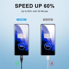 Huizongxu Lovebay 6A 66W Hızlı Şarj Kablosu Tip C iPhone 13 11 Pro Max Huawei Samsung Xiaomi Usb-C Qc3.0 Evrensel Veri Kablosu USB Kablosu (Yurt Dışından)