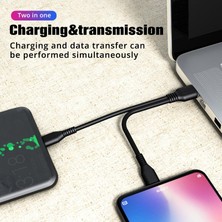 Huizongxu In 1 USB C Kablo Cep Telefonu Şarj Aleti Kablosu Ayırıcı Mikro USB Kısa Kablo Vıvo Oppo Tip C Şarj Kablosu Xiaomi Huawei Için (Yurt Dışından)