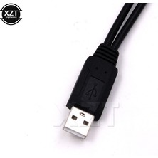 Huizongxu USB 2.0 - Çift Mikro USB Adaptör Kablosu Veri Aktarımı Şarj Kablosu Erkek - Erkek 2 Mikro USB Splitter Android Telefon Şarj Cihazı Için (Yurt Dışından)