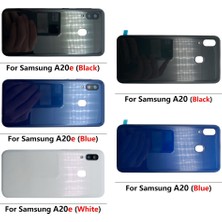 Huizongxu Arka Cam Kapak Samsung A10S A10 A20 A20E Pil Kapağı Kapı Arka Cep Telefon Kılıfı Çerçeveleri Kamera Lens ile (Yurt Dışından)